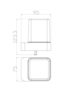 Дозатор для мыла Wonzon & Woghand WW-5252-GM тёмный графит